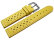 Watch strap - genuine leather - Style - yellow