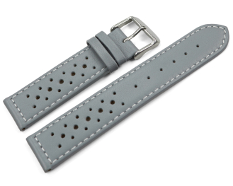 Watch strap - genuine leather - Style - grey