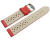 Watch strap - genuine leather - Style - red