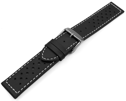 Watch strap - genuine leather - Style - black