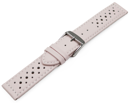 Watch strap - genuine leather - Style - light pink