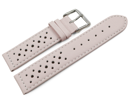 Watch strap - genuine leather - Style - light pink