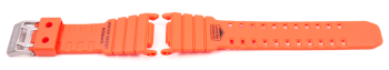 Rescue Orange Resin Replacement Watch Band Casio for DW-D5500MR-4JF, DW-D5000MR