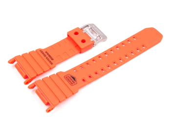 Rescue Orange Resin Replacement Watch Band Casio for DW-D5500MR-4JF, DW-D5000MR