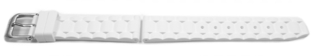 Genuine Lotus White Rubber Watch Strap for 15796