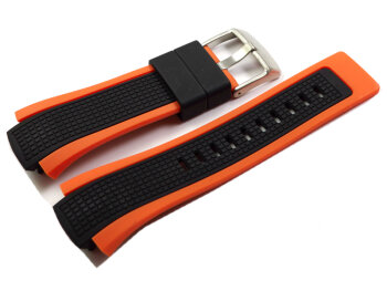 Watch strap by Festina PV black/orange for F6727/5 and F6738