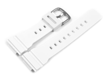 Genuine Casio Replacement White Resin Watch Strap for BA-112-7, BA-112