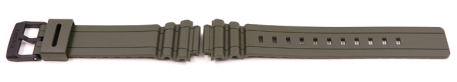 Casio Olive Green Resin Watch Strap for MRW-S300H-3, MRW-S300H