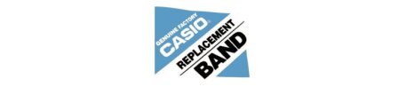 Casio Black Leather Replacement Watch strap for ERA-500L-1A, ERA-500L-1, ERA-500L