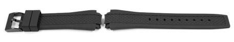Genuine Lotus Black Rubber Watch Strap for 10113