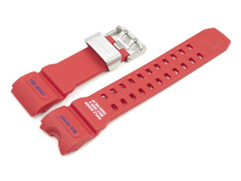 GWG-1000RD, GWG-1000RD-4A  - Casio Red Resin Replacement Watch Strap