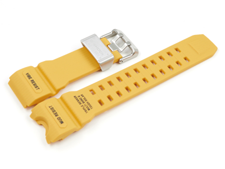 Casio Yellow Resin Replacement Watch Strap for...