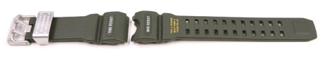 Casio Military Green Resin Replacement Watch Strap for GWG-1000-1A3