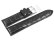 Black Leather Watch Strap Casio for EFR-547L-1, EFR-547L