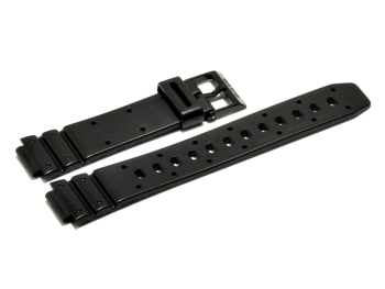 W-60U, W-60UTN - Casio Black Resin Replacement Watch Band