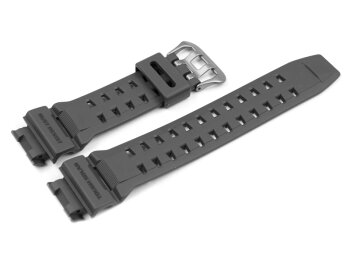 Genuine Casio Replacement Smokey Gray Resin Watch Band for GR-9110GY-1 GR-9110GY