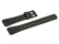 Genuine Black Resin Watch Band Casio f. W-85, W-85-2