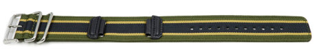 Military Green Cloth Watch strap Casio f. GA-100MC-3