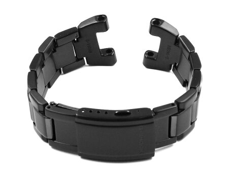 Black Metal Watch Bracelet Casio Watch Band for...