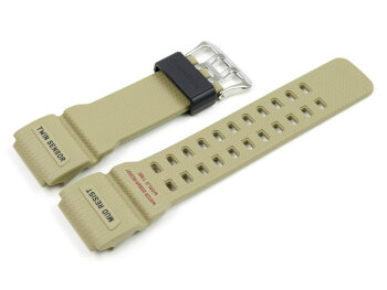Casio Military Beige Resin Replacement Watch Strap for...