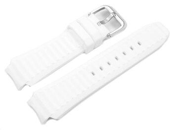 Genuine Lotus Replacement White Rubber Watch Strap 15731...