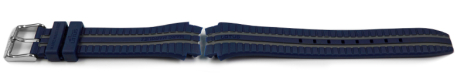 Lotus Blue Watch Strap with Grey Stripes for 18260/2 18260