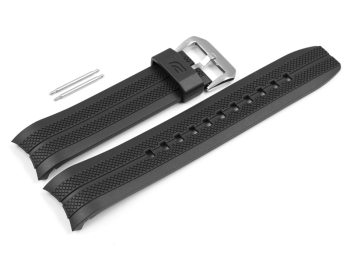 Casio Black Resin Replacement Watch strap for EFR-102-1A3V, EFR-102-1A5V