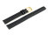Casio Black Leather Watch strap for LA670WEGL-1, LA670WEGL-1EF