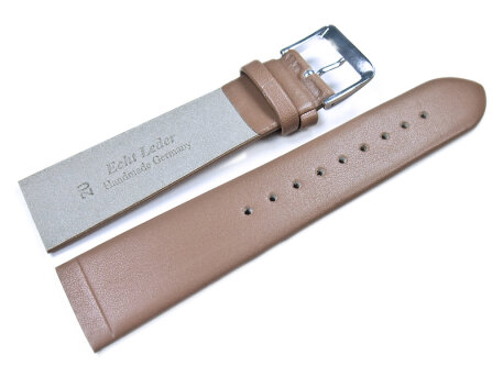 Light Brown Watch Strap suitable for SKW6082 Leather Watch Band
