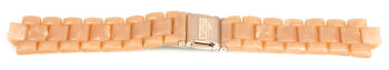 Lotus Rose Gold Coloured Rubber Replacement Strap for 15911/1