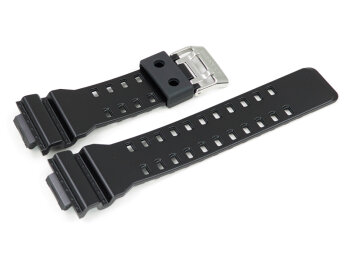 Genuine Casio Matt Satin Black Resin Watch Strap GA-100CB-1A GA-100CB