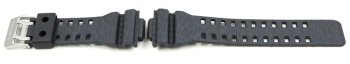 Casio Replacement Black Dark Grey Heathered Resin Watch Strap for GA-110HT-1 GA-110HT