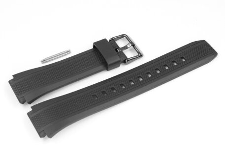 Casio Black Resin Watch Strap with BLACK BUCKLE for...