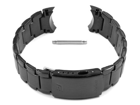 Casio Replacement Black Solid Steel Link Bracelet...