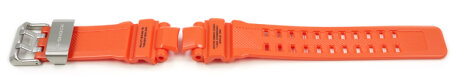 Genuine Casio Orange Resin Replacement Watch Strap GW-A1100R-4A, GW-A1100R-4, GW-A1100R-4AER