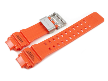 Genuine Casio Orange Resin Replacement Watch Strap GW-A1100R-4A, GW-A1100R-4, GW-A1100R-4AER