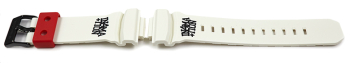 Genuine Casio Replacement White Resin Watch Strap for...