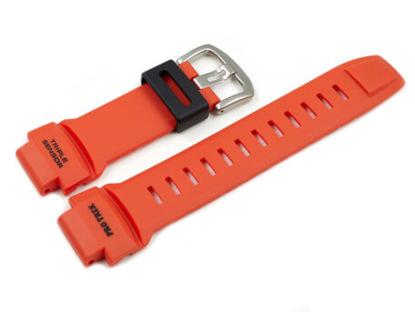Genuine Casio Orange Rubber Watch Strap for PRW-3500Y-4...
