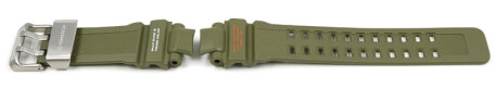 Casio Military Green Resin Watch Strap f. GW-A1100KH-3, GW-A1100KH-3A