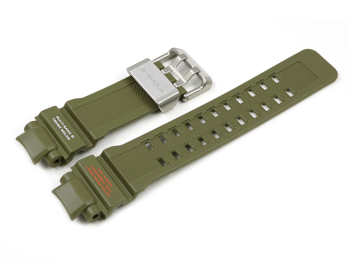 Casio Military Green Resin Watch Strap f. GW-A1100KH-3,...