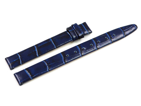 Lotus Blue Leather Replacement Strap for 15142/5, 15142