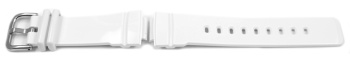 Genuine Casio Shiny White Resin Strap for BGA-190-7B 