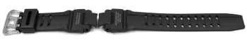 Casio Black Resin Watch Strap with light grey letterings...