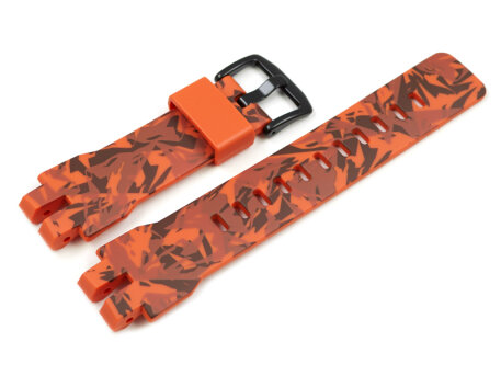 Casio Camouflage Orange Resin Strap for PRG-300CM...