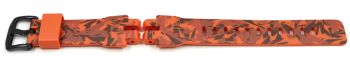 Casio Camouflage Orange Resin Strap for PRG-300CM...