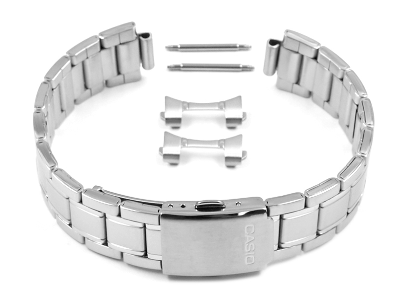 casio stainless steel watch strap