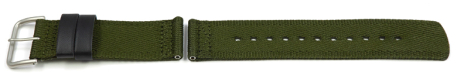 Genuine Casio Replacement Green Cloth Watch Strap f. PRG-600YB-3 PRG-600YB-3ER