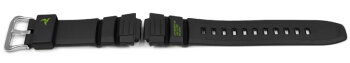 Casio Black Watch Strap with Green Letterings for...