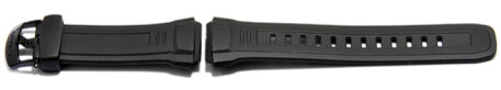 Watch strap Casio for WV-58, rubber, black