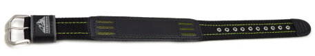 Casio Black/Green Cloth/Leather Replacement Watch Strap for PRG-1500GB, PAW-1500GB, PRW-1500GB